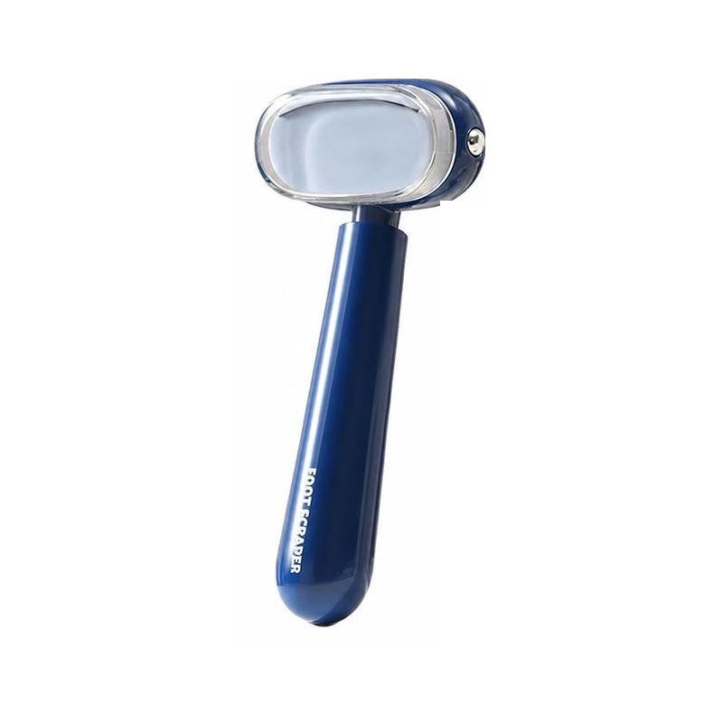 Blue and white dual-sided foot file
