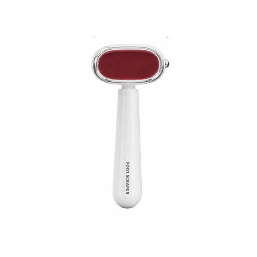Red and white dual-sided foot file